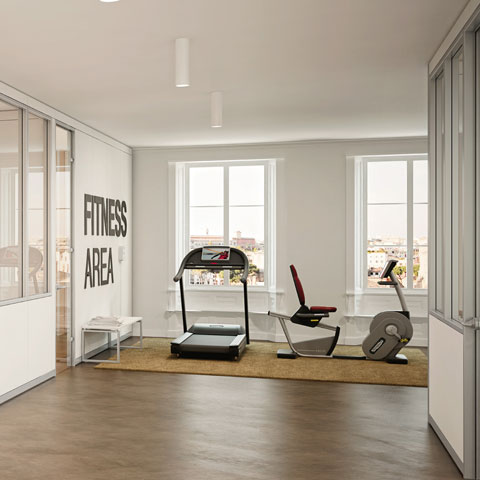 palestra in ufficio