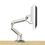 Branch - Porta Monitor con Pinza per piani in Legno