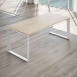 Scrivania Twist in Legno con Allungo, Cassettiera Moovy e 2 Armadi Medi con Ante
