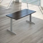 Scrivania Koros (Profondità 80 Cm) con Estensione e Cassettiera Moovy