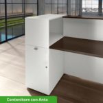 Avant - Modulo Lineare in Legno con Lunghezza da 365.6 a 563.4cm - Reception