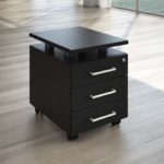 Scrivania Giano Metal in Legno con Allungo e Cassettiera Direzionale