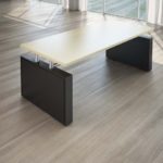 Scrivania Giano Metal in Legno con Allungo e Cassettiera Direzionale