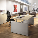 Scrivania Giano Metal in Legno