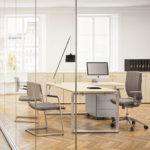 Isola di Lavoro Swing 7020 con Cassettiera Metal Moovy