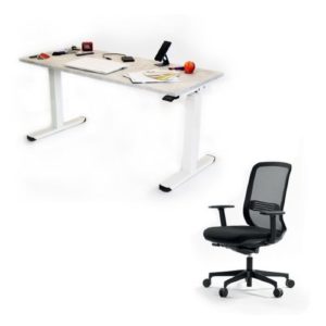 Scrivania ad Altezza Regolabile Happy Desk con Happy Chair 😁